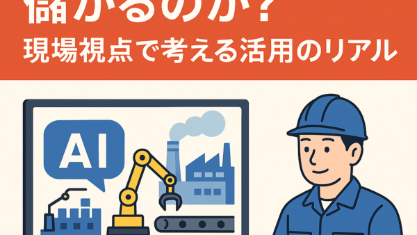 生成AIで工場は儲かるのか？現場視点で考える活用のリアル