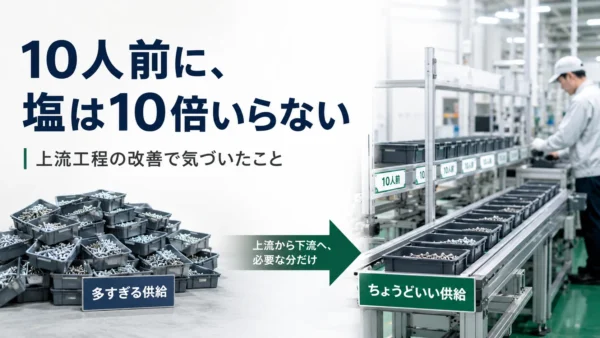 10人前の料理に、塩は10倍いらない