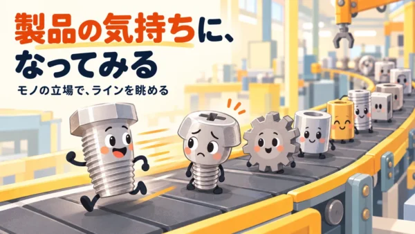 製品の気持ちに、なってみる